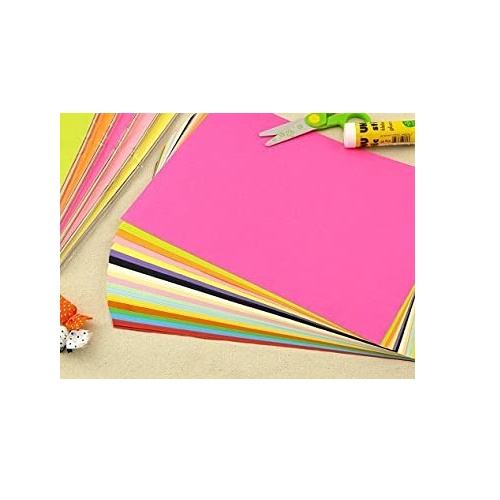 A4 Colored Sheets both side plain (20 Sheets)