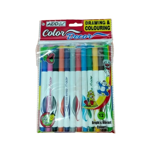 Addgel Color Decor Sketch Pen set of 12