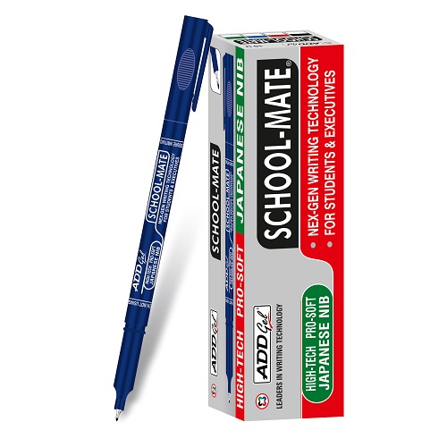 ADD Gel School Mate Point Tip Pen Blue