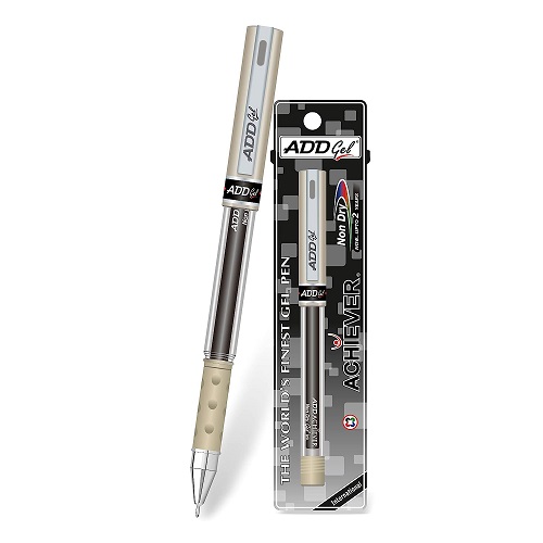 ADD Gel Achiever Gel Pen Black