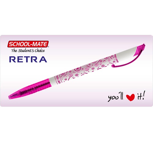 ADD Gel Retra Ball Pen Blue (Pack of 5)