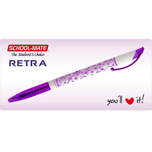 ADD Gel Retra Ball Pen Blue (Pack of 5)