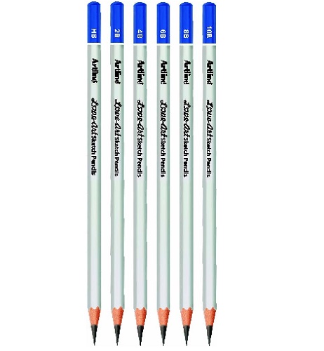 Artline Love-Art Sketch Pencils Assorted 6 grades