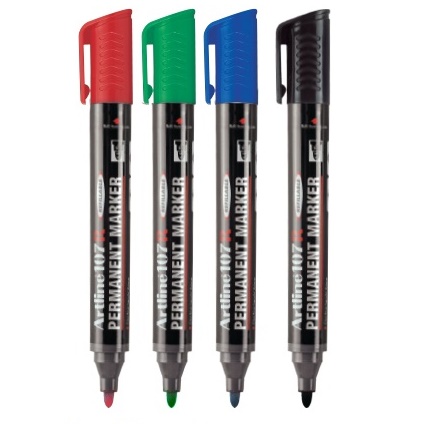 Artline Permanent Marker - Red