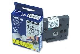 Brother Tze-131 Black on Clear 12mm X 8mtrs Label Tape