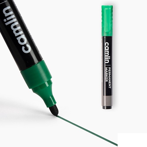 Camlin Permanent Marker Bullet Tip Green