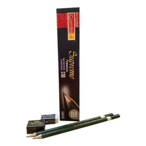 Camlin Supreme pencil (Pack of 10 pcs)
