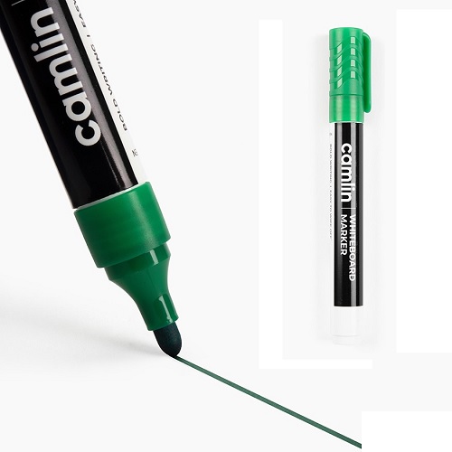 Camlin White Board marker Bullet Tip Green