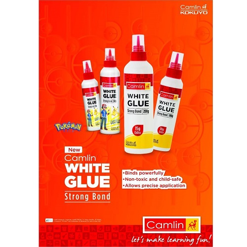 Buy Camlin White Glue Individual bottle of 200 g