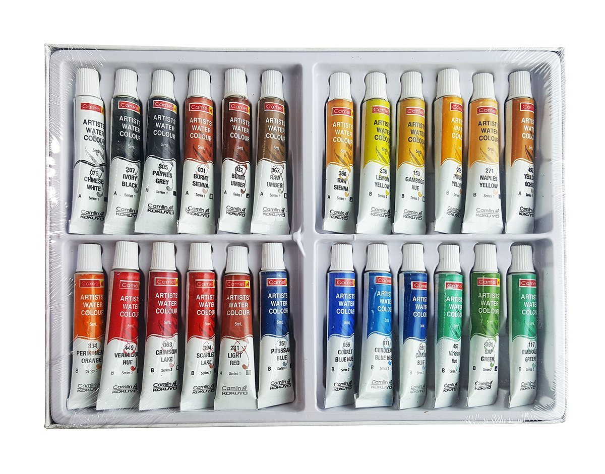 Camlin Artist Water Color Tubes 5ml 24 Shades