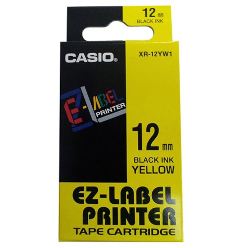 Casio Label Cartridge 12mm Yellow