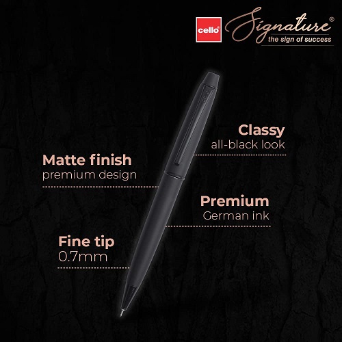 Cello Signature Carbon Ball Pen