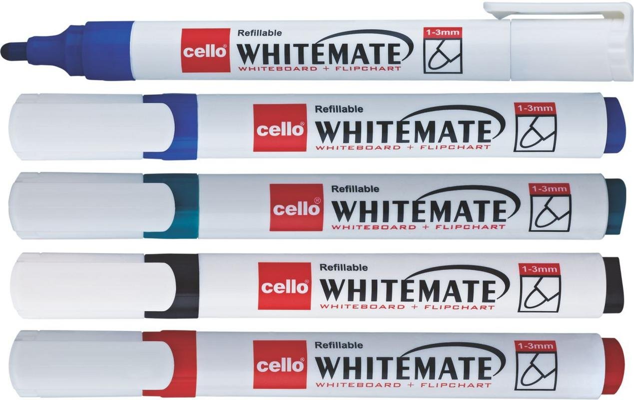 Cello Whitemate Board Marker Green
