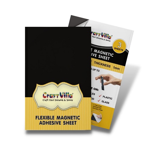 Flexible Magnetic Adhesive Sheet 8x12in