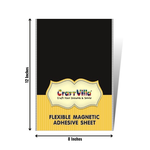 Flexible Magnetic Adhesive Sheet 8x12in