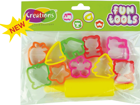 Creations Dough Moulds set of 10