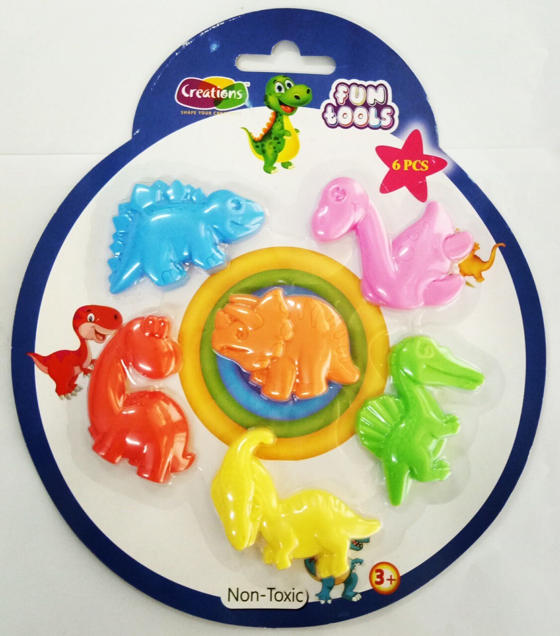 Creations Dinosaur Dough Mould Set of 6