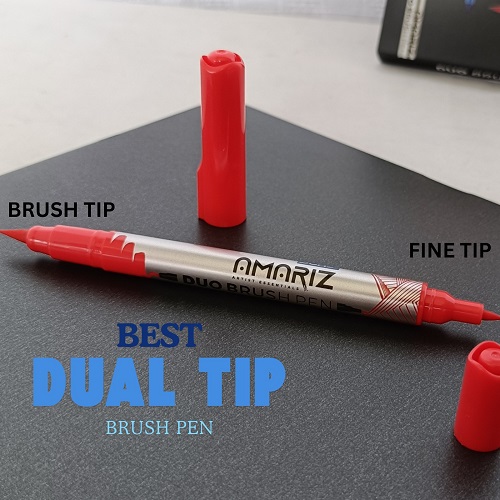 Doms Amariz Duo Brush Pens 14 Shades Tin Box