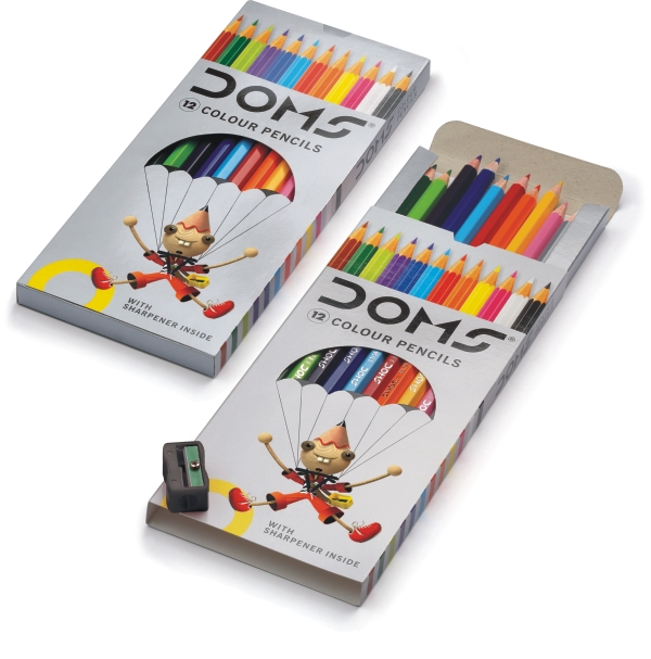 Doms Color Pencils ( 12 Shades)