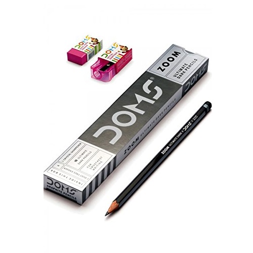 Doms Rs.15/- Kit of Pencil, Scale, Sharpner & Eraser - Box of 20 Such Kits  (Ideal for Gifting)