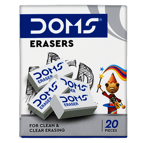 Doms Erasers Mini (Pack of 20)