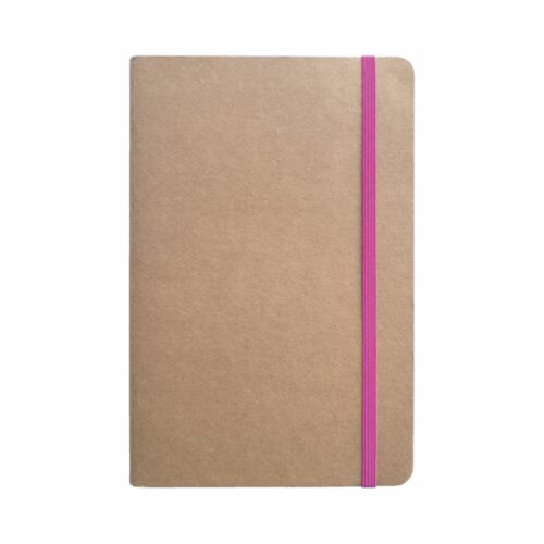 Eko Booklet - Coloured Elastic Closure - A5 - Plain