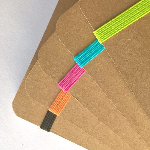 Eko Booklet - Coloured Elastic Closure - A5 - Plain