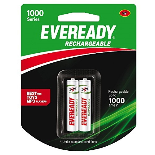 Eveready Recharge AA BP2 600 NIMH Battery (1000 Series)