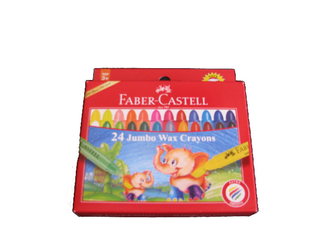 Faber Castell Wax Crayons 24 Jumbo