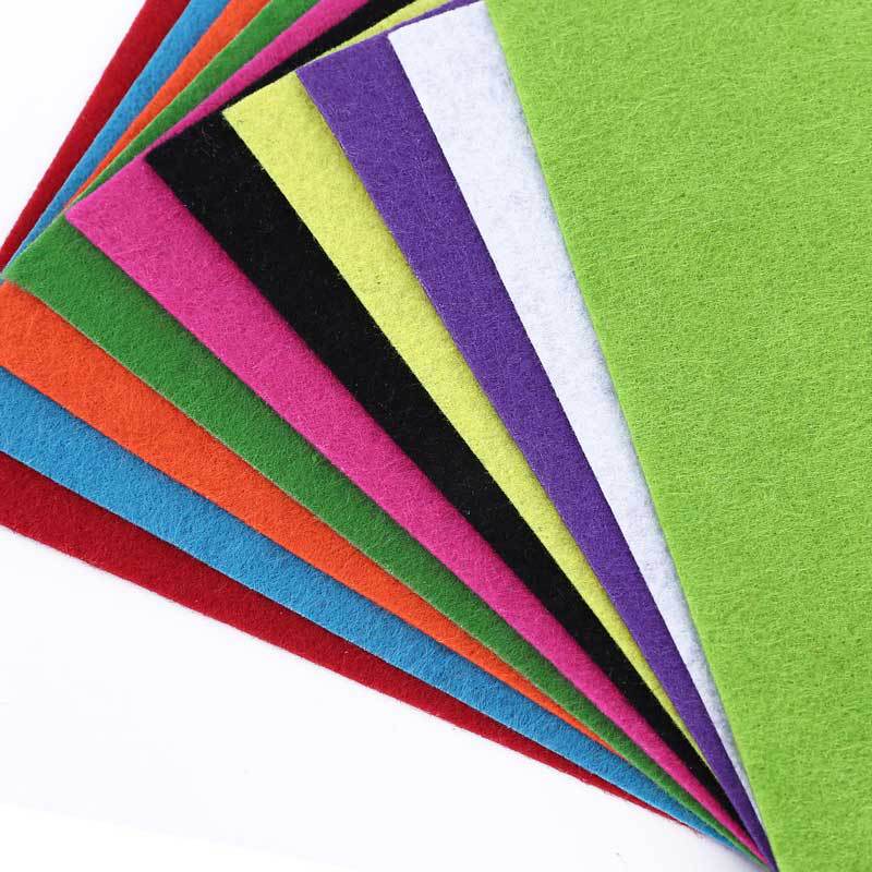 Craft Felt Sheets Stiff pack of 10