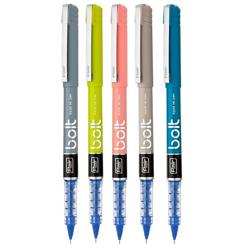 Flair Bolt Liquid Ink Roller Gel Pen Blue