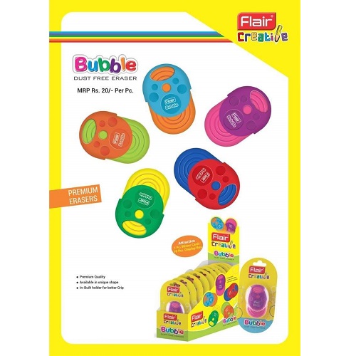 Flair Creative Bubble Eraser Pack of 5