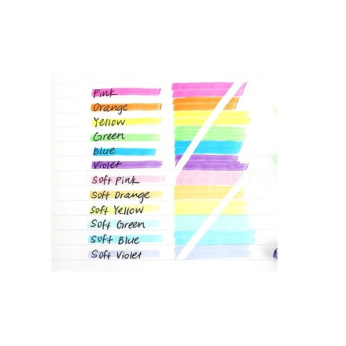 Flair Erasable Highlighter Chiesel Tip 4mm/1mm