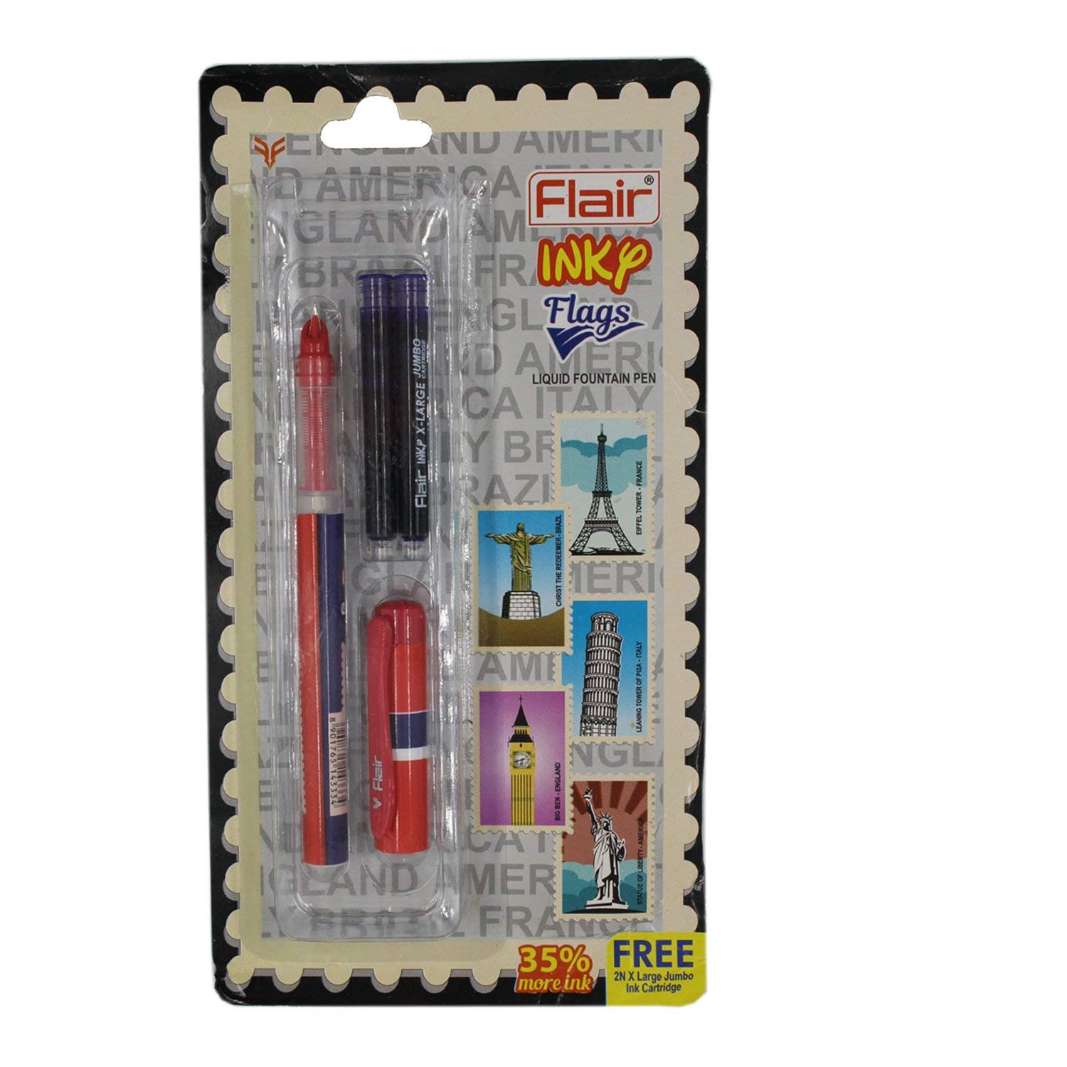 Flair Inky Flag Fountain Pen