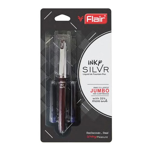 Flair Inky Silvr Fountain Pen