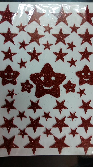 Glitter Foam Sticker Star