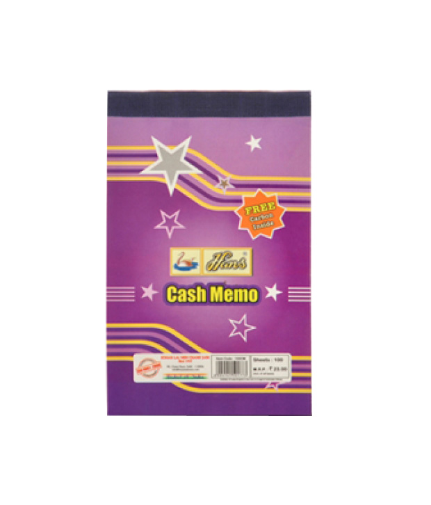 Hans Cash Memo 50 Sheets 10X15.5 cm