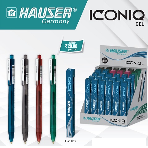 Hauser Iconiq Gel Pen Black