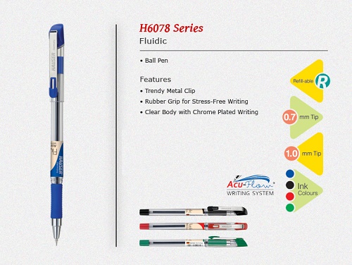 Hauser Fluidic Ball Pen Black