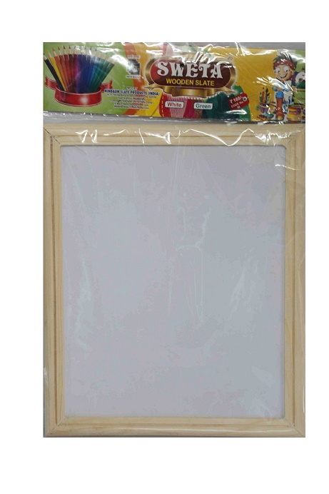 Dual White n Green Board wooden frame