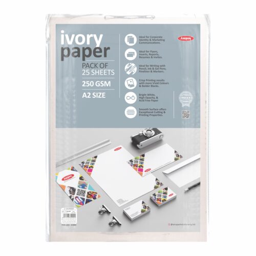 IVORY PAPER PACK 250GSM - A4 - 25 Sheets