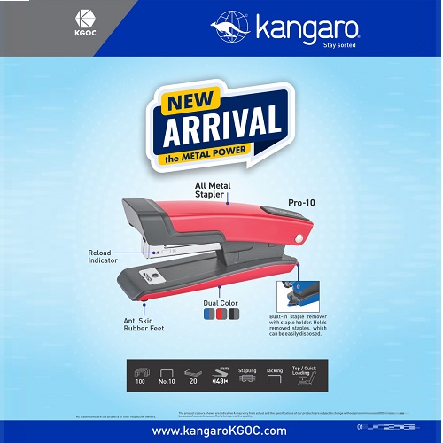 Kangaro Pro-10/Z Metal Stapler