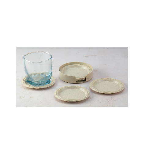 Kebica Tea Coaster Set Plastic Round 6 pcs