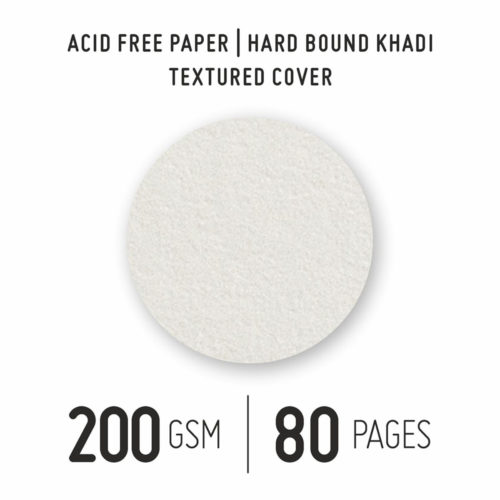 Khadi-SketchE Hard Bound - 200Gsm - Square