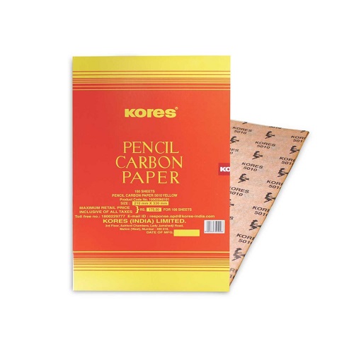 Kores Pencil Carbon Paper 5010 White 100 Sheets