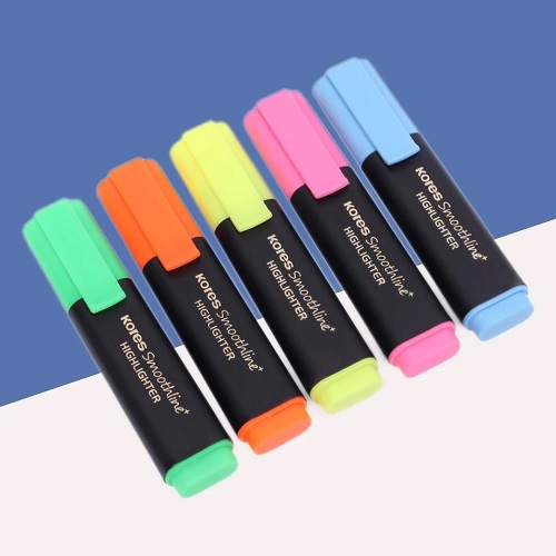Kores Smoothline Highlighter Pen Assorted