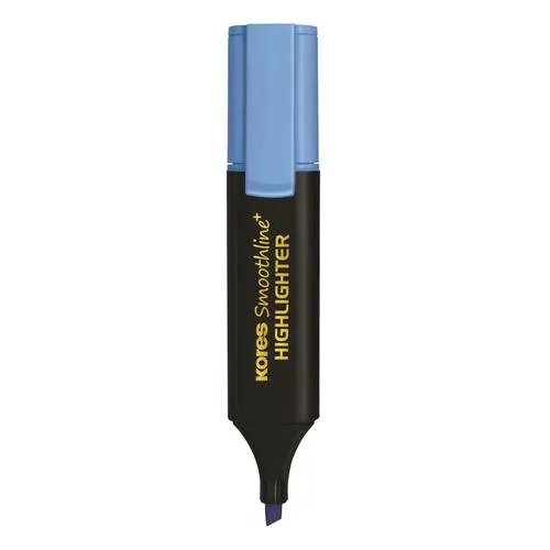 Kores Smoothline Highlighter Pen Blue