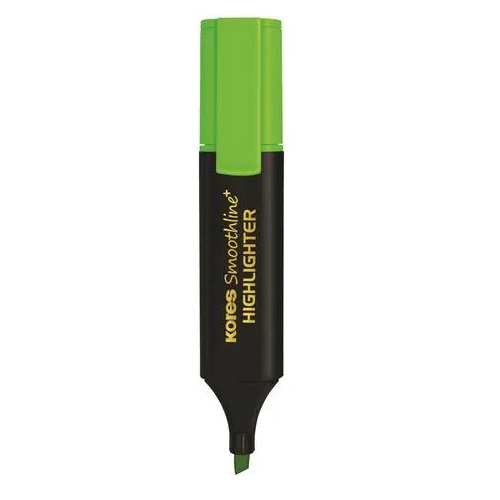 Kores Smoothline Highlighter Pen Green