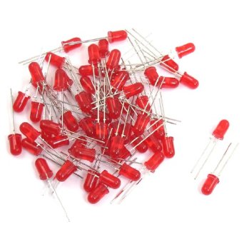 LED Red 3V pack of 5