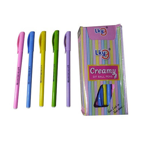 Lky9 Creamy DF Ball Pens Blue (pack of 20)